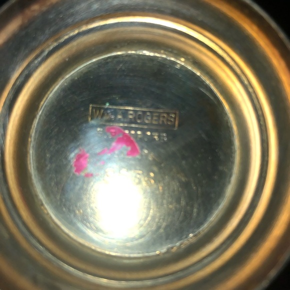 Vintage WM A ROGERS silver-plate md sugar bowls- tarnished but can be clean r - Picture 7 of 9